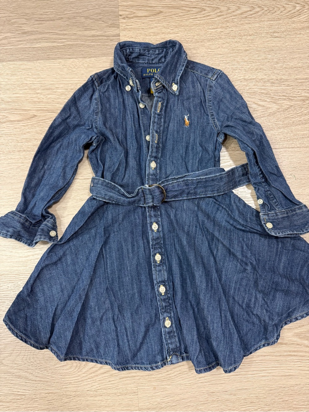 Ralph Lauren Kids Denim Polo Dress